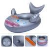 Cartoon Shark Inflatable Toy for Boys Girls PVC Water Toys Water Inflatable Ring Swimming Floating Seat Boat Summer Outdoor Pool