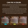 Essential Oil Diffuser with LED Candle Light, Silent Double Spray Aromatherapy Humidifier for Bedroom, Office, Party, Yoga
