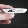 2026 Hot For Volkswagen VW interior sticker for vw 2pcs rline badge Metal Volkswagen 4MOTION rline tiguan passat badge silver ex