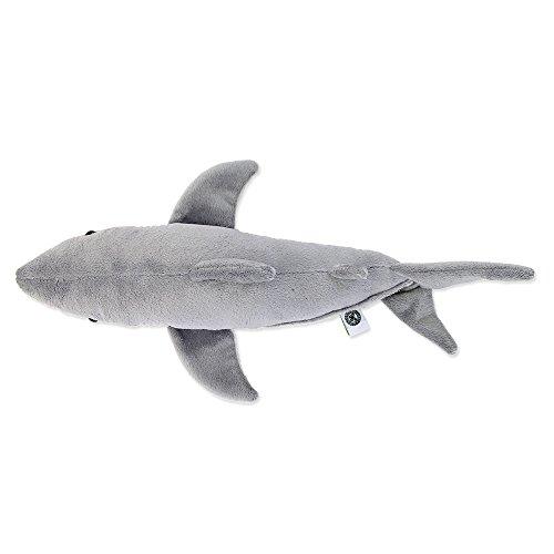 Calorata Great White Shark Plush Toy (Medium Size/Soft Touch) Realistic Shark Animal Toy Doll Gift Present Birthday (Twice Tested) / Christmas Present