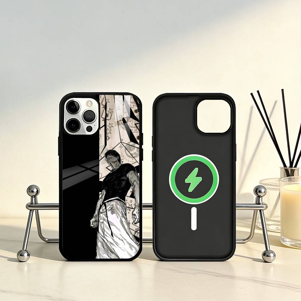 Toji Fushiguro Jujutsu Kaisen Phone Case For iPhone17,16,15,14,13,12,11 Plus,Pro Max Magnetic For Magsafe Wireless Charging