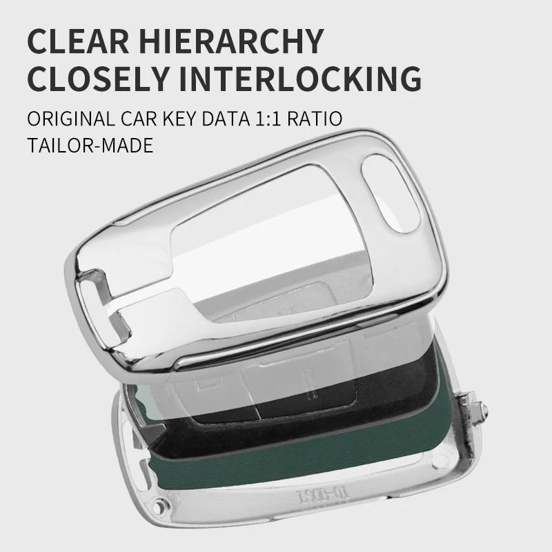 Car Key Chain Metal Key Shell Car TPU Zinc Alloy Key Case Bag For Opel OPCline ASTRA CORSA INSIGNIA MOKKA VECTRA GTC Tigra