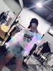 TikTok Style 611: Colorful LED Luminous Flashing Casual Jacket In Stock