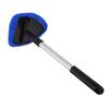 Auto Glass Wiper Kit Extendable Handle Reusable Car Interior Window Detailing Cleaning Kit Pentagon Shape with 4 Cloth