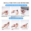 2 In 1 Portable Electric Callus Remover Rechargeable Professional Foot Grinder Feet Dry Dead Skin Pedicure Tool