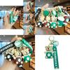 Adorable Bear Keychain Rubber Material Cute Cartoon Accessory For Keys Car Pendant