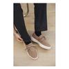 Men's Suede Platform Casual Shoes Lace-up Lightweight Soft Sole Walking Shoes