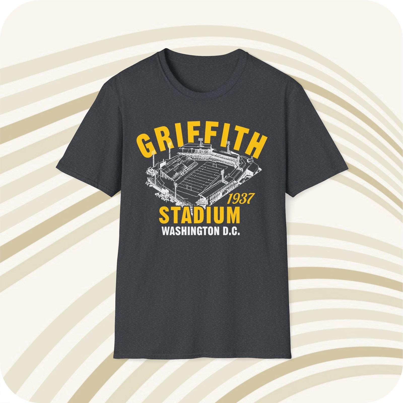 Griffith Stadium 1937 Classic Cut Football T shirt - Washington Commanders XL