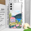 Pink House Holiday Home Grange Scenery Phone Case for Samsung Galaxy A14 A56 A55 A54 A36 A53 A51 A13 A15 A25 A52 5G Soft Covers