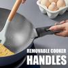 Removable Pot Handle Portable Frying Pan Handle Grip Detachable Ergonomic Cookware Gripper Kitchen Tableware Tool