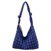 Underarm Bag Women's Large Capacity Plaid Tote Bag Commuter Shoulder Bag