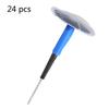 24 Pcs Car Motorcycle Universal Tubeless Tire Puncture Repair Mushroom Plug Patch Gum