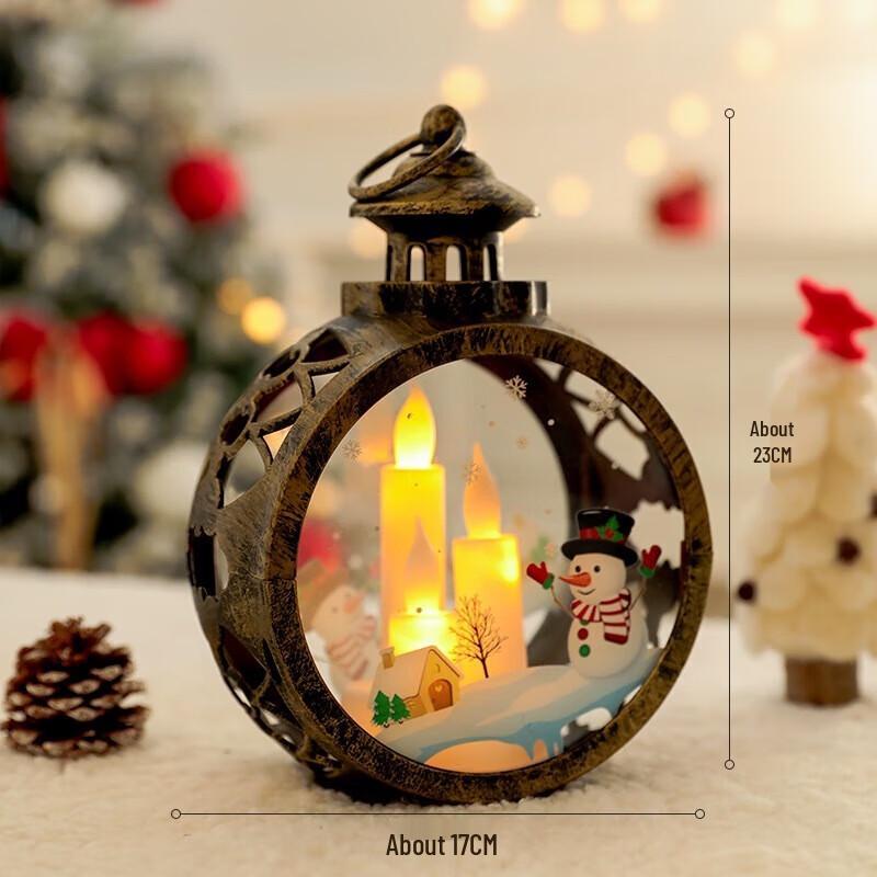 YIXI Christmas Snowman Portable Night Light