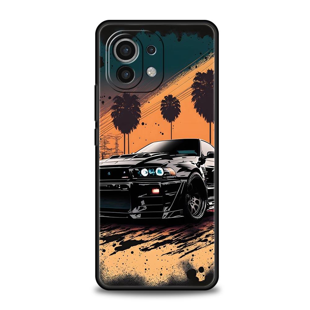 

Чехол для телефона Xiaomi Mi 13 12T 10 12 Lite 11 10T 11X 11T Pro 9T, спортивный автомобиль JDM Tokyodrift Poco X3 NFC X4 F3 F4 M3 M4 5G Mi 10T Pro 5G