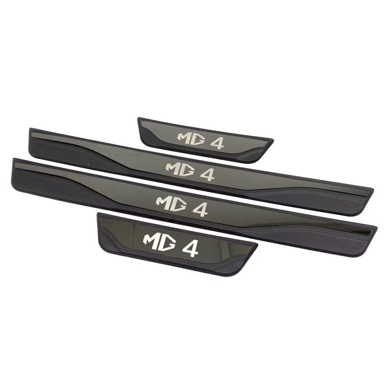 Für MG 4 MG4 EV    2024 2025 Auto Türschwellenabdeckung Einstiegsleisten Schutz Pedalverkleidungen Aufkleber Auto Styling Zubehör