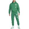 Nike Club Fleece Logo Print Drawstring Hoodie Men Hoodies Green FN2634-365