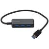Elecom USB3.0 Hub 4 Ports Bus Powered for Tablets Black U3H-A411BBK