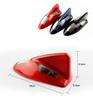 Solar Power Shark Fin Anti-rear-end Warning Lamp LED Decoration Strobe Lamp Gray
