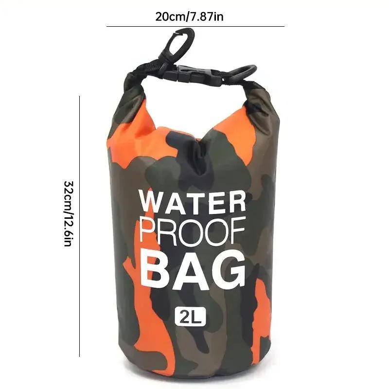Sac Imperméable Camouflage Léger pour Kayak, Surf, Rafting et Camping - Gardez Votre Équipement au Sec et Protégé