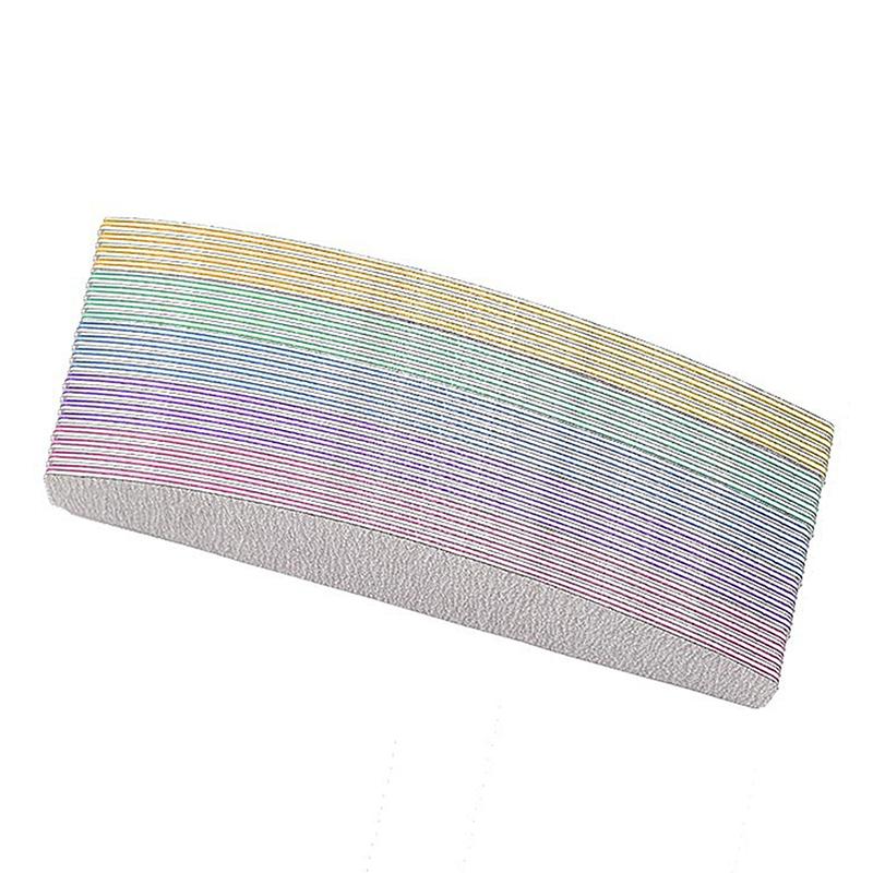 5Pcs Professional Nail File Buffer Polisher Accesorios Boat Polishing Sanding Buffing 80/100/150/180 /240 Manicure Care Tools