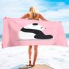 Cute Panda Beach Towel Quick Dry Cartoon Animal Bath Towel Soft Sport Travel Spa Gym Swim Pool Towels Microfiber Bikini Cover Up