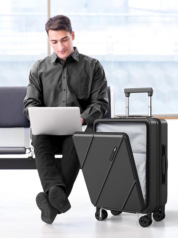 MGOB 20-inch Expandable Carry-On Luggage with Charging Port