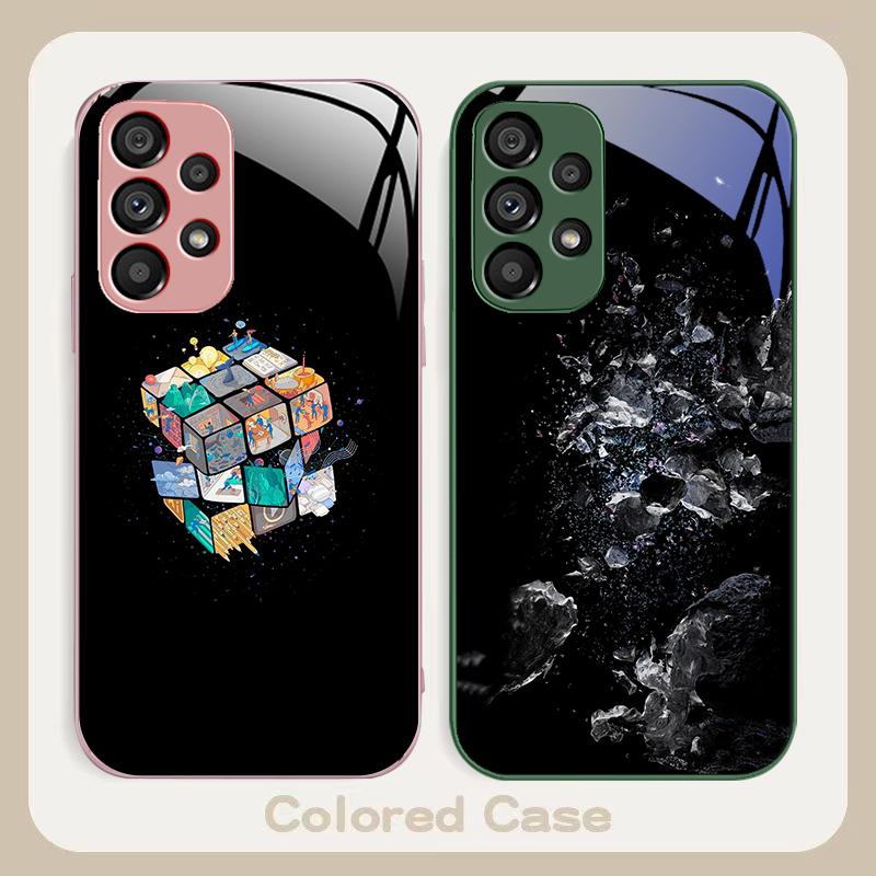 Multiple Star Universes For Samsung Galaxy S23 24 Plus S20 21 FE S25 Ultra A70 72 73 51 52 53 Tempered Glass Phone Case