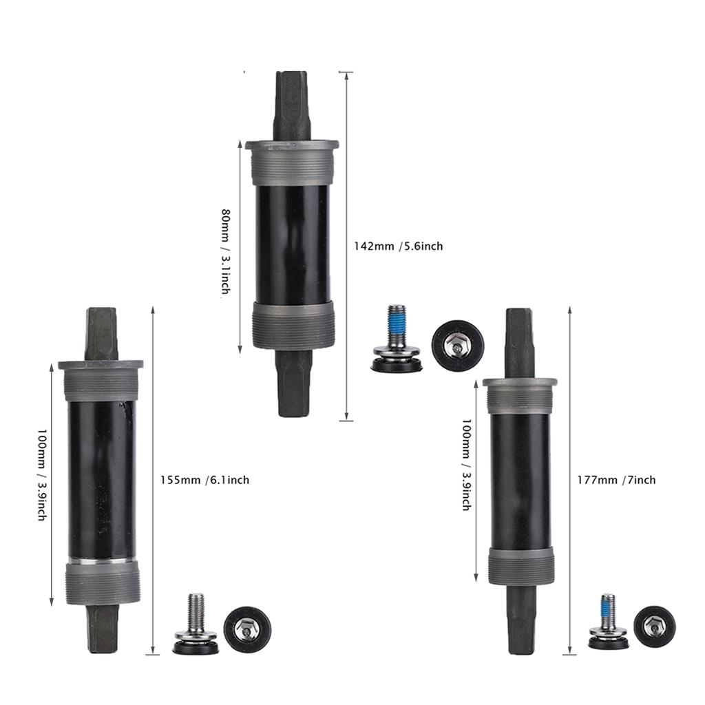 Bottom Bracket Bottom Bracket   Tapered Threaded Bottom Bracket  for Fat Snow Bike 80*142 100*155 100*177mm