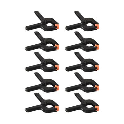 10Pack Of 2in Spring Clamps With Rotating Jaws – Perfect For Irregular Items