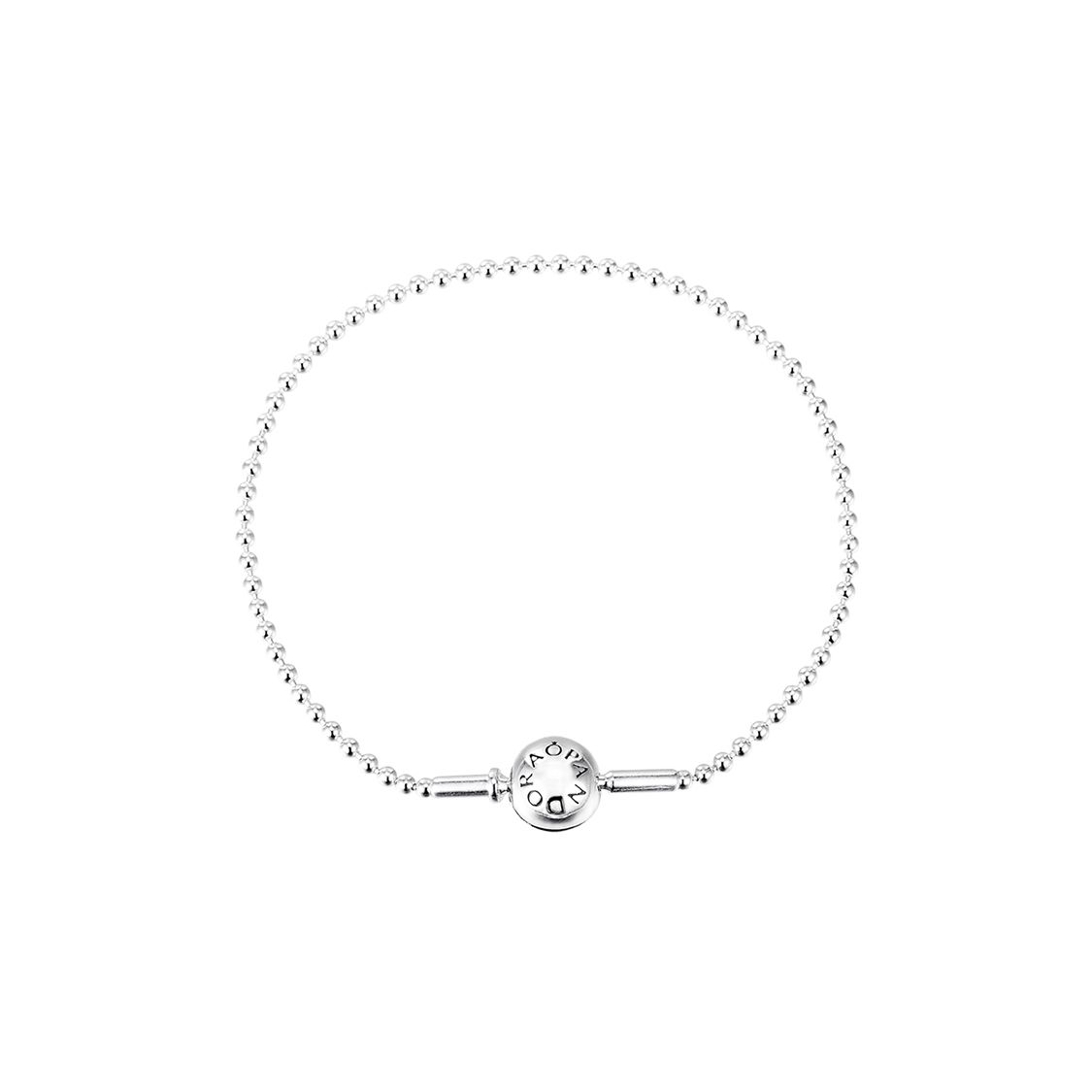 Pandora Essence Series Polka Dot Basic Bead Chain Bracelet Women bracelet Silver 596002 21cm