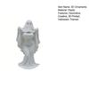 Yangyizhi 3D Printed Halloween Ghost Bride Statue Ornament, Female Figure Sculpture with Stable Base, Decorative Minimalist Spooky Figurine for Modern