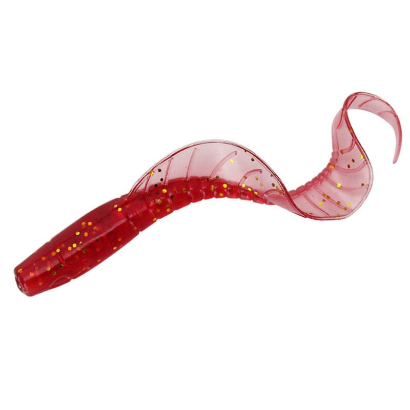 20pcs Soft Fishing Lure Set Silicone Snake eel Baits with Lead Jig Head Fishhook Offset Hooks Worm