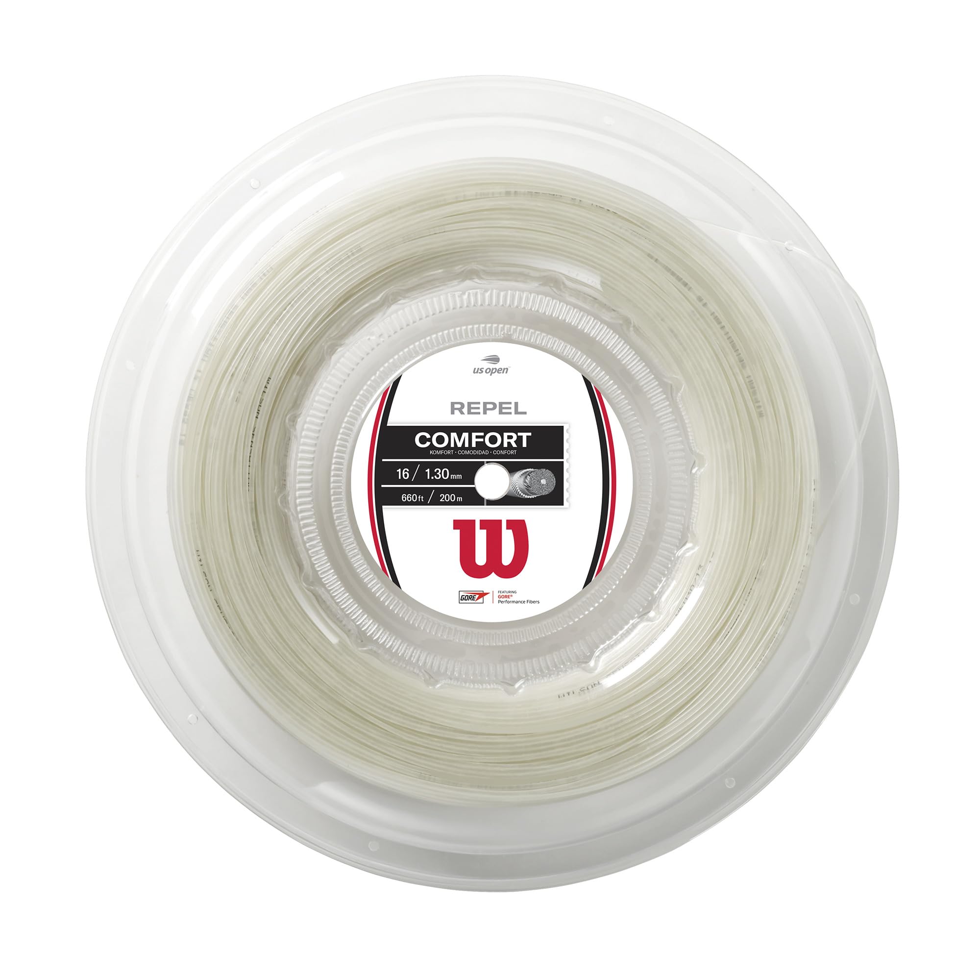 

Wilson Repel Tennis String Developed in collaboration with this string is highly resistant to high UV and other 16-Reel (WR831250116) - GORE®,