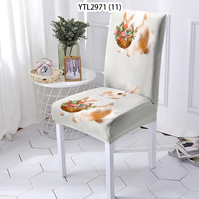 Animal Style Chairs Covers Cover For Dining Chair Cat Pattern Elastic Chairs Covers Case Stretch Home Removable Chair