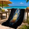 Blackburn-Rovers Wappen Strandtuch Mikrofaser Strandtuch, Leicht und Schnelltrocknend, für Sommerreisen, Schwimmbad-Fan Geburtstagsgeschenk