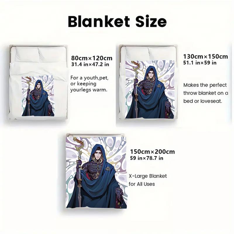 Arcane Design 2D Flat Pattern Flannel Blanket High quality All Seasons Warmth and Comfort Perfect for Christmas Gifts.NMT0928015