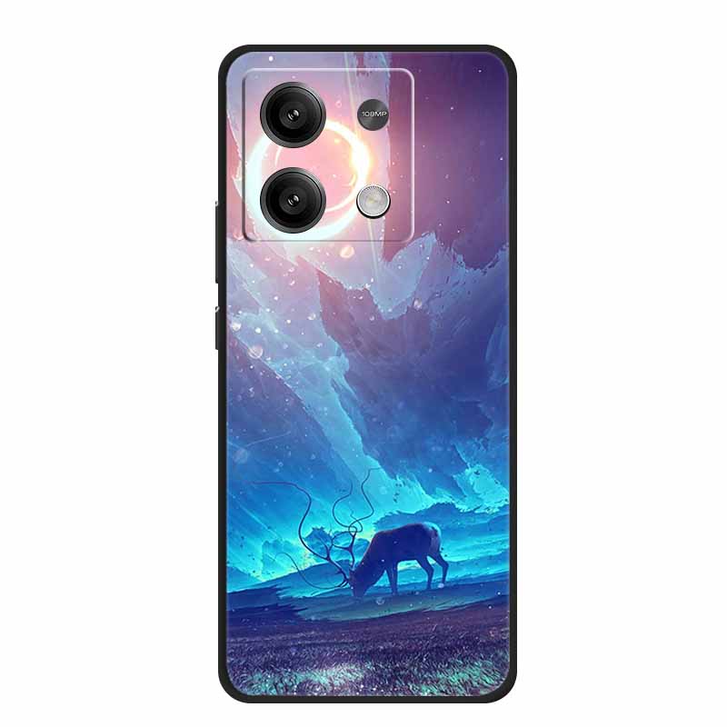 For Redmi Note 13 Pro 5G Case Lovely Soft Painted Cats TPU Silicone Funda For Xiaomi Redmi Note 13 5G Cover Etui Note13 Pro Plus