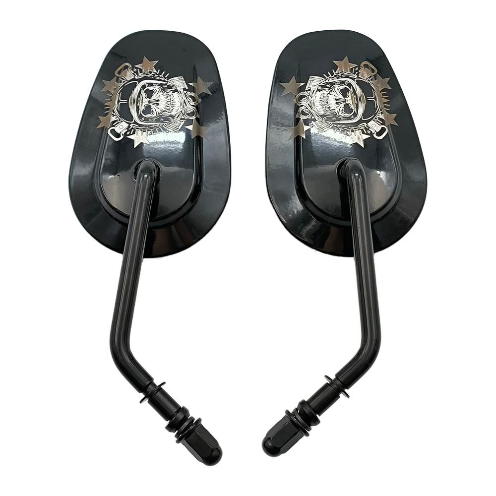 

Боковые зеркала заднего вида для мотоцикла 8 мм для Harley Softail Dyna SPORTSTER XL 883 1200 Touring Road King Street Glide CVO FXDB FXDF