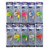 10 Piezas Señuelos Metálicos Duros Set de Cucharillas Spinner para Trucha con Anzuelo Triple 5/6/8/9/11g Señuelo de Pesca Spinnerbait Equipo de Pesca