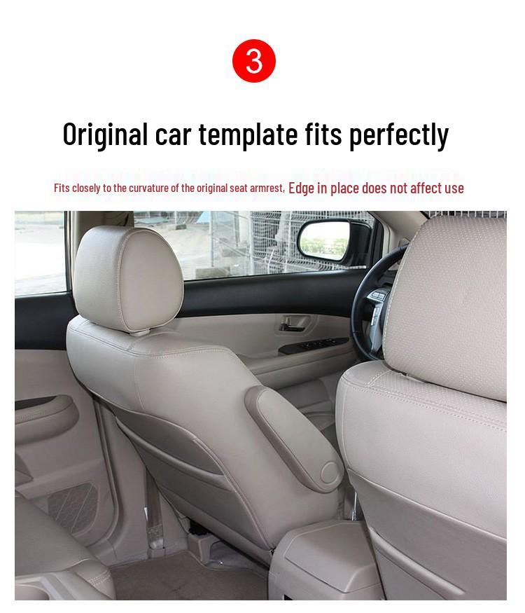 BYD S6 Driver's Seat Armrest Leather Cover - Custom Fit Replacement
