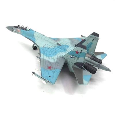 1100 κλίμακα Μπλε Ρωσικό SU-35 Flanker Μαχητικό Αεροσκάφος Επίθεσης Μεταλλικό Μαχητικό Στρατιωτικό Μοντέλο Fairchild Republic Diecast Μοντέλο Αεροπλάνου
