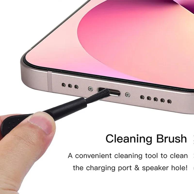 66/1Pcs Phone Speaker Port Dust Removal Cleaner Tool Kit Set For iPhone Samsung Xiaomi Universal Phones Dust Cleaning Brush