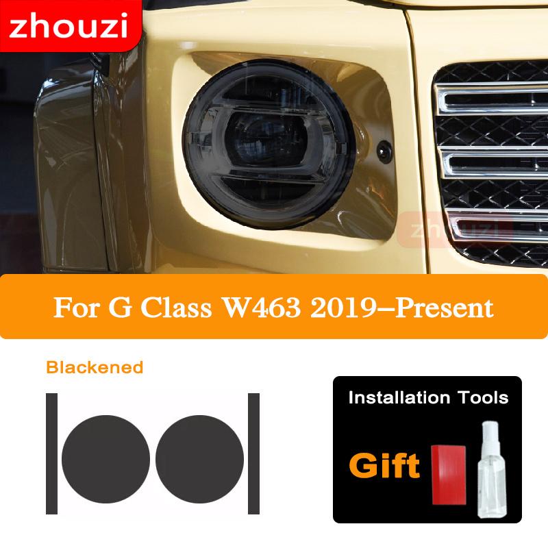 

Для Mercedes Benz G Class W463 Автомобільна фара Тонування Чорна захисна плівка Задня фара Прозора наклейка TPU Headlight B