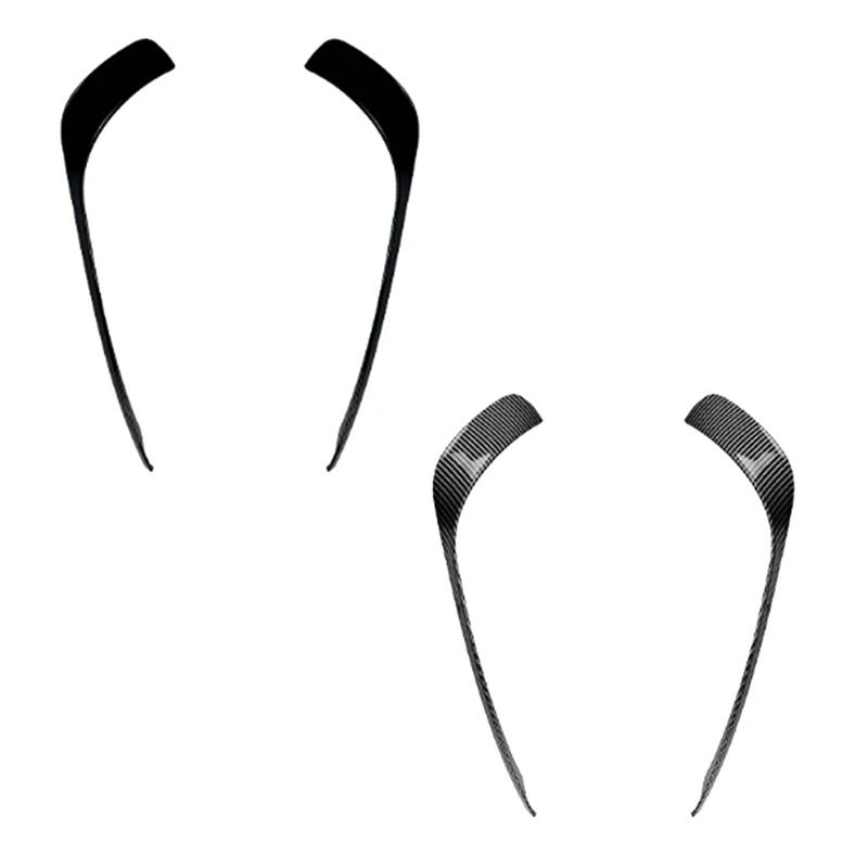 Car Front Bumper Lip Splitter Spoiler Fog Lamp Spoiler Cover Trim For Mercedes-Benz A Class W176 AMG 2013-2015