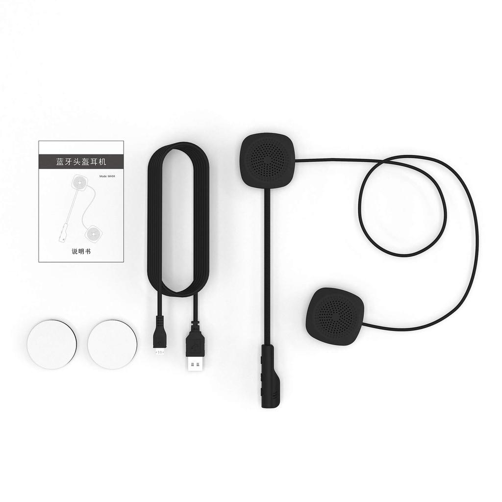 OBEST Bluetooth Motorcycle Helmet Earphones with 8 Hours of Continuous Music Auto Noise Call Number and Low Battery Warning 5.0 Playback, Answer,