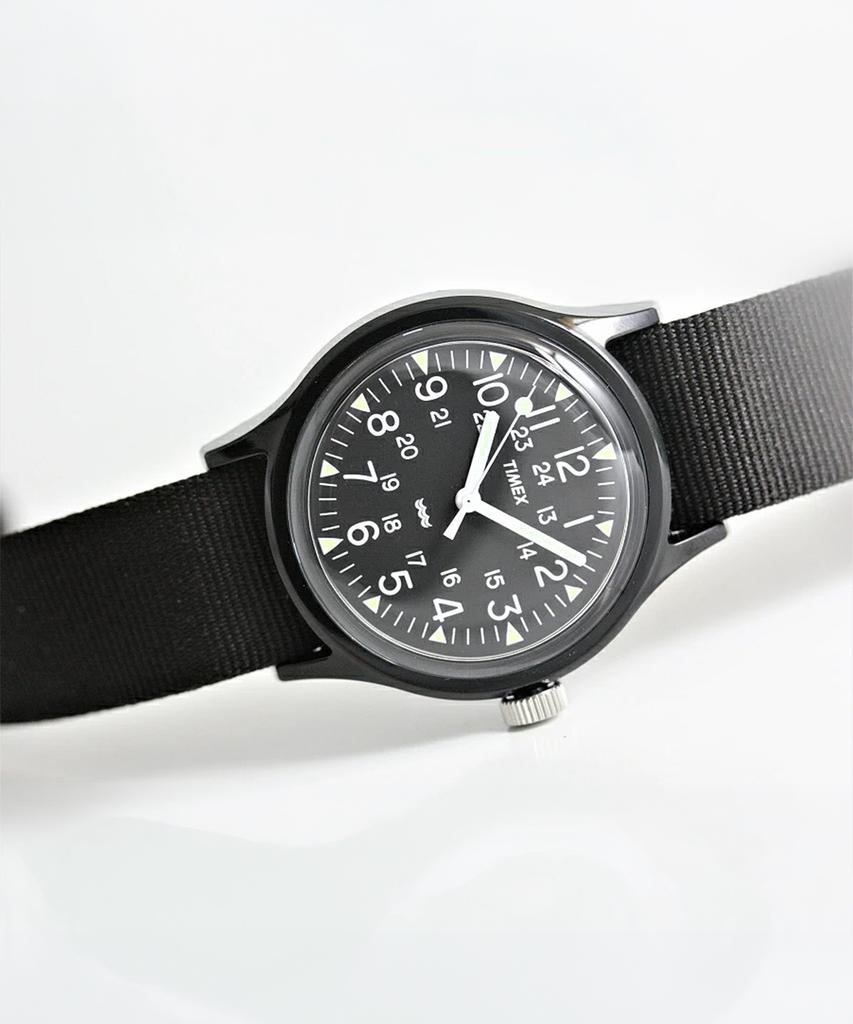 Taimaegseu Mk1 All-Black Military Grosgrain Tool Watch 36Mm