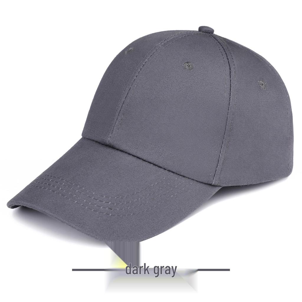 Customized Cotton Baseball Cap with Printed Logo for Men and Women - Duckbill Sun Hat for Work or Leisure.