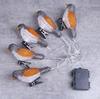 LED Solar Acrylic Bird String Lights - Outdoor Festive Decoration for Courtyard and Christmas Trees