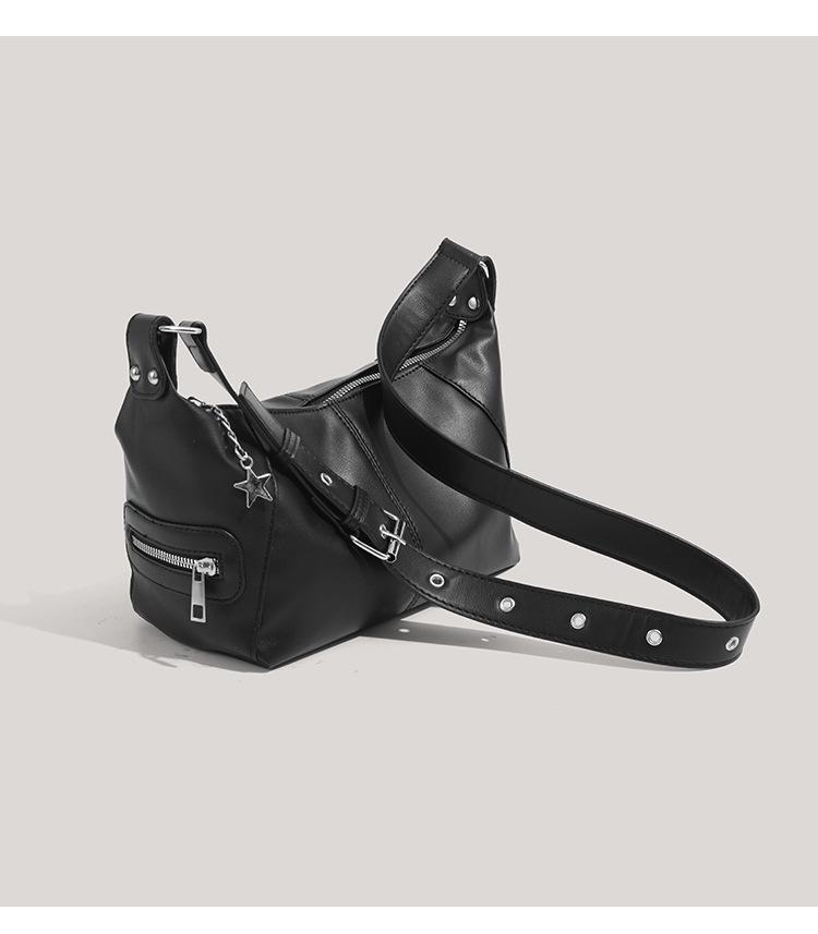 2025 Punk Style Underarm Motorcycle Crossbody Bag for Spicy Girls