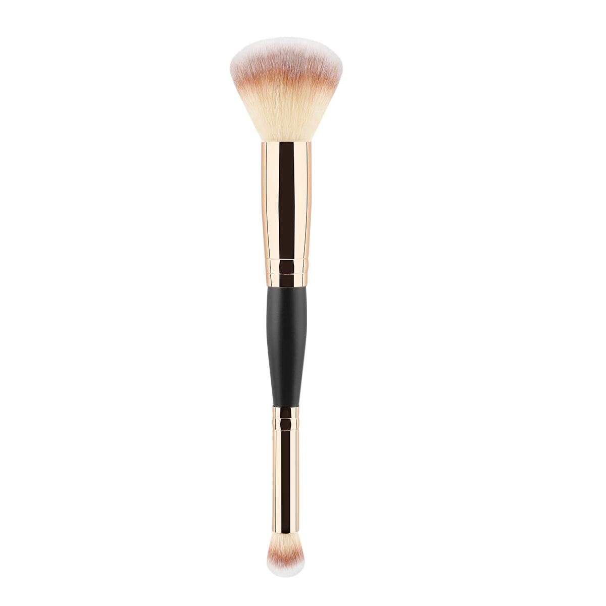 

Double Head Professional Makeup Brushes 2 In 1 Foundation Brush Concealer Highlighter Powder Blush Brush Beauty Make Up Tools